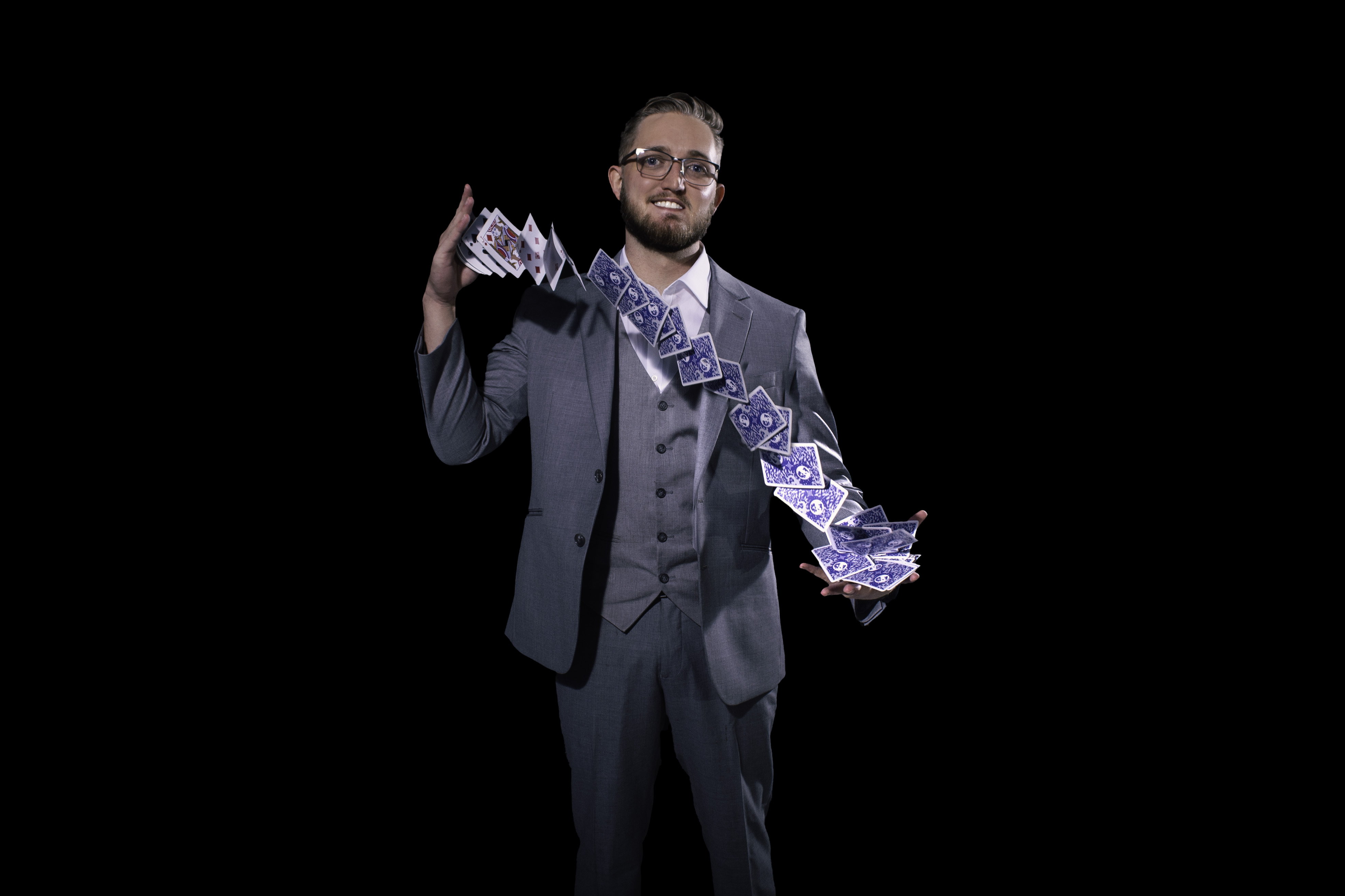 Sebastian Gerhardt performing magic